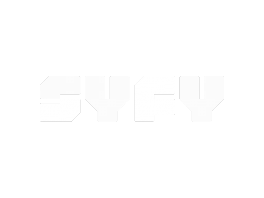 The word syfy on a white background.